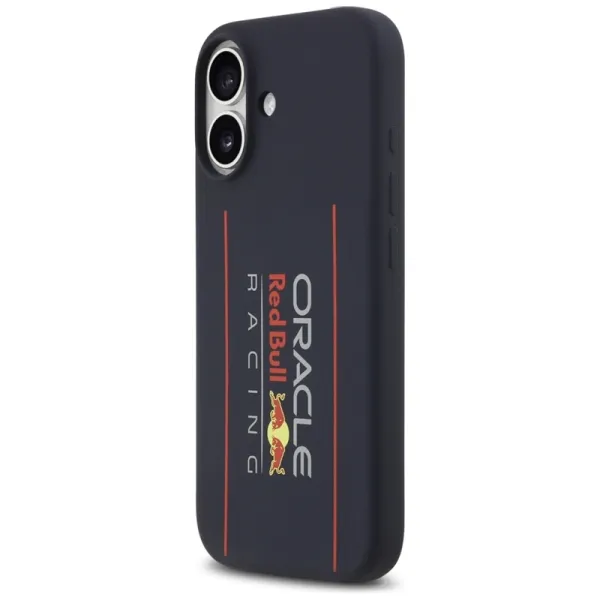 Red Bull Silicone Oversize Vertical Logo MagSafe - iPhone 17 Case (Navy Blue)