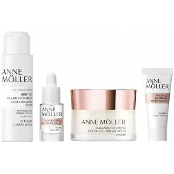 Unisex Cosmetic Set Anne Möller Rosâge Balance Extra-Rich Repairing Cream 4 Pieces