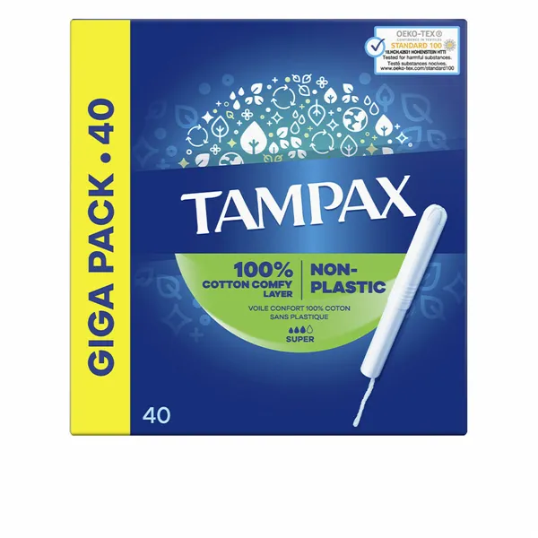 Super Tampons Tampax   40 Units