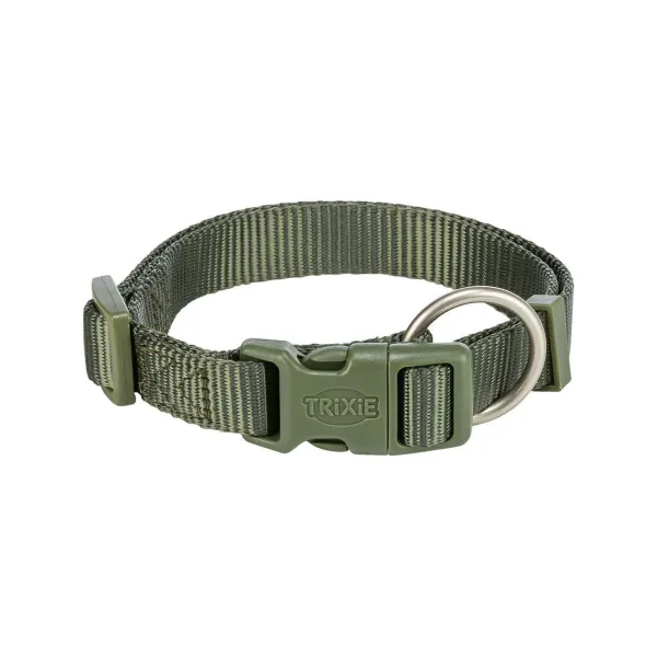 Šuns antkaklis Trixie Premium Žalia Alyvuogių aliejus S/M 30-45 cm