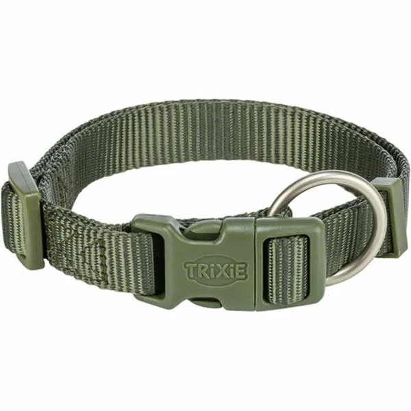 Suņa kaklasiksna Trixie Premium Zaļš Olīvas S/M 30-45 cm