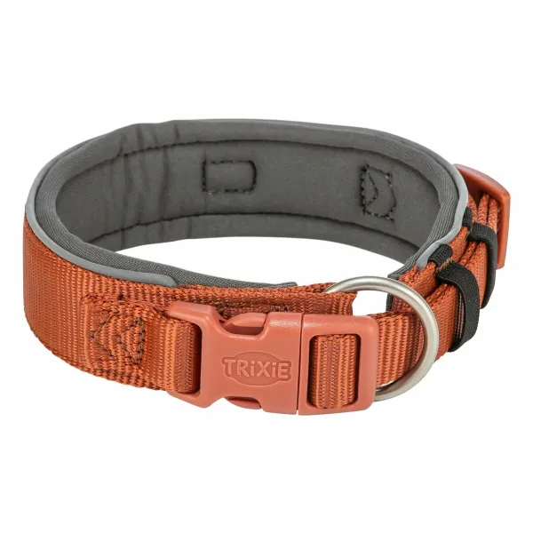Šuns antkaklis Trixie Premium Oranžinė Grafito L 46-55 cm