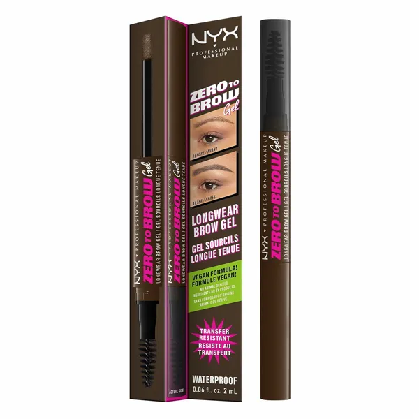 Eyebrow Volumising Gel NYX Zero To Brow Nº 07 Espresso 2 ml