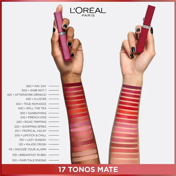 Liquid lipstick L'Oreal Make Up Infaillible Matte Resistance Nº 120 (1 Unit)