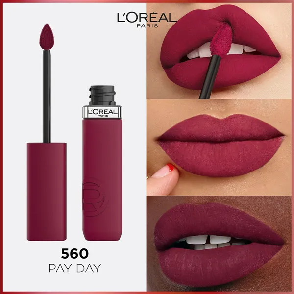 Liquid lipstick L'Oreal Make Up Infaillible Matte Resistance Pay Day Nº 560 (1 Unit)