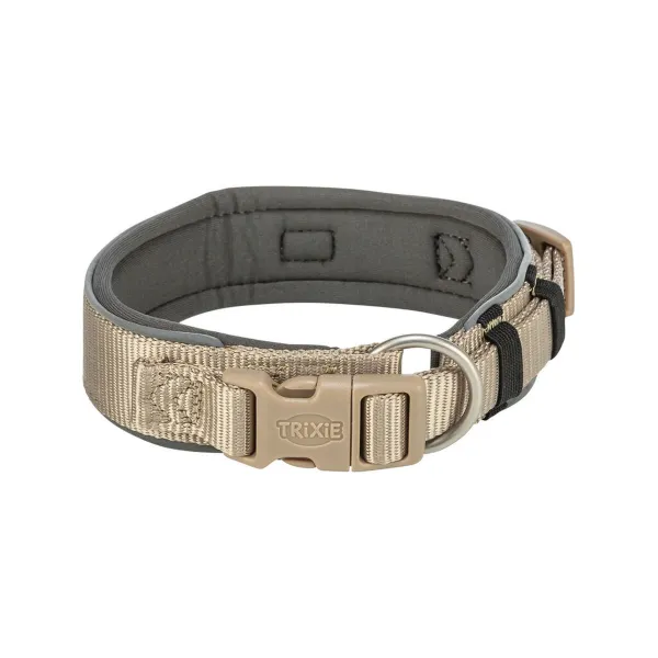Dog collar Trixie Premium Graphite Sand S/M 33-42 cm