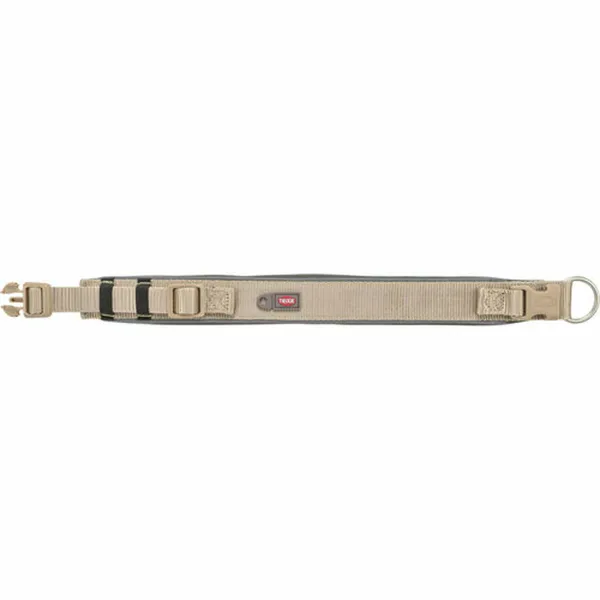 Suņa kaklasiksna Trixie Premium Grafīts Smiltis S/M 33-42 cm