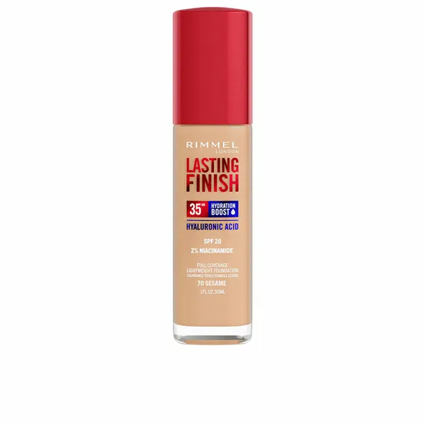 Crème Make-up Base Rimmel London Lasting Finish Nº 070 Sesame Spf 20 30 ml