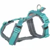 Suņu drošības siksna Trixie Premium Trekking Grafīts Gaiši Zils S