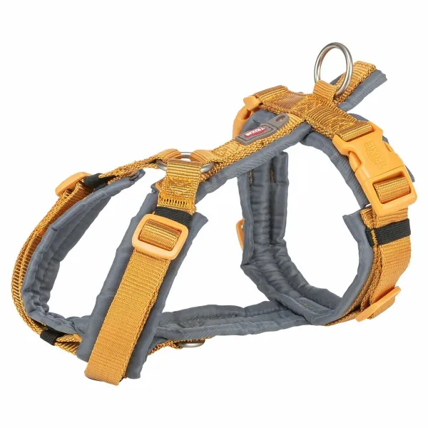 Koiran valjaat Trixie Premium Trekking Grafiitinharmaa Curry S/M