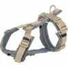 Dog Harness Trixie Premium Trekking Graphite Sand XL