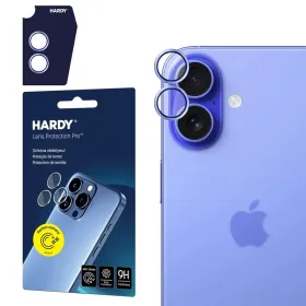 3mk HARDY Lens Protection Pro - Camera Lens Glass for iPhone 17 (Light Blue)