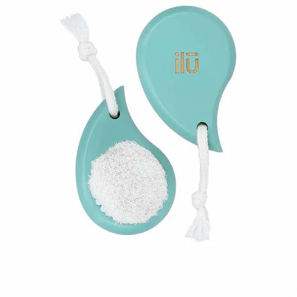 Facial Cleansing Brush Ilū Bamboon Turquoise Drop