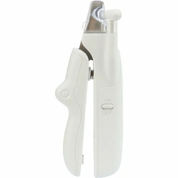 Pet Nail Clippers with LED Trixie Stainless steel Plastic 15 cm White