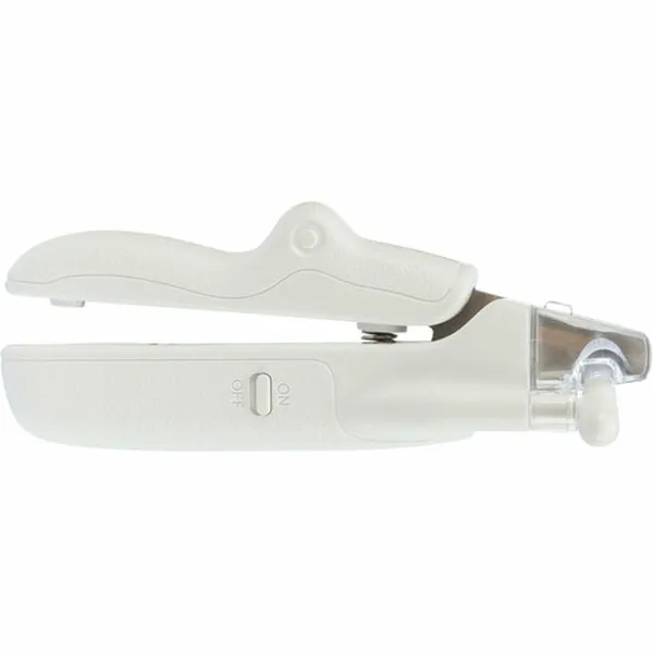 Pet Nail Clippers with LED Trixie Stainless steel Plastic 15 cm White