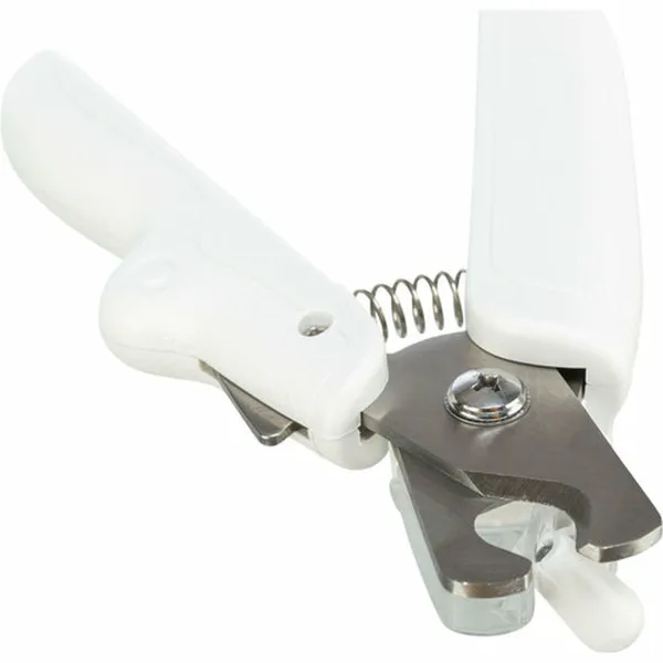 Pet Nail Clippers with LED Trixie Stainless steel Plastic 15 cm White