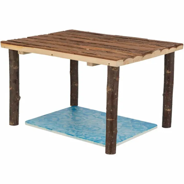Rotaļlieta Grauzējiem Trixie Brūns Koku miza 45 × 27 × 35 cm Platforma