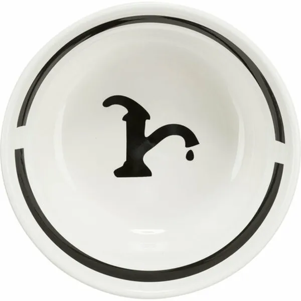 Koiran ruoka-annostelija Trixie Valkoinen Musta Ø 13 cm 250 ml