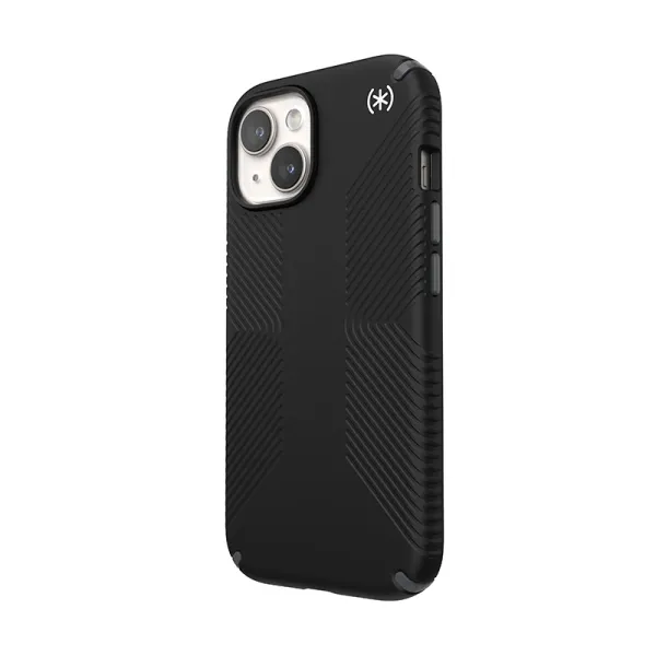 Speck Presidio2 Grip – Case for iPhone 17e / 16e / 15 / 14 / 13 (Black / Gray / White)