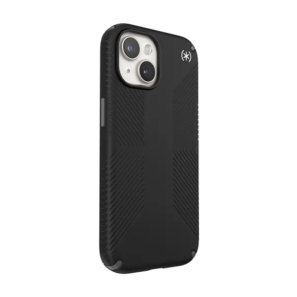 Speck Presidio2 Grip – Case for iPhone 17e / 16e / 15 / 14 / 13 (Black / Gray / White)