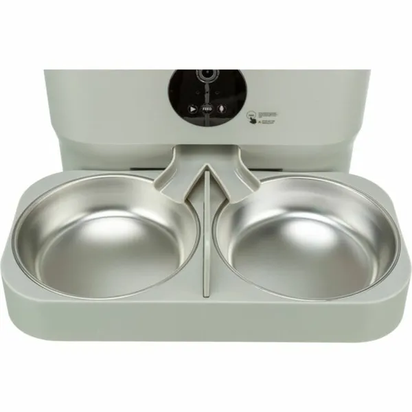 Gyvūnų maisto dėžė Trixie Balta Nerūdijantis plienas Plastmasinis 500 ml 32 x 5 x 16 cm