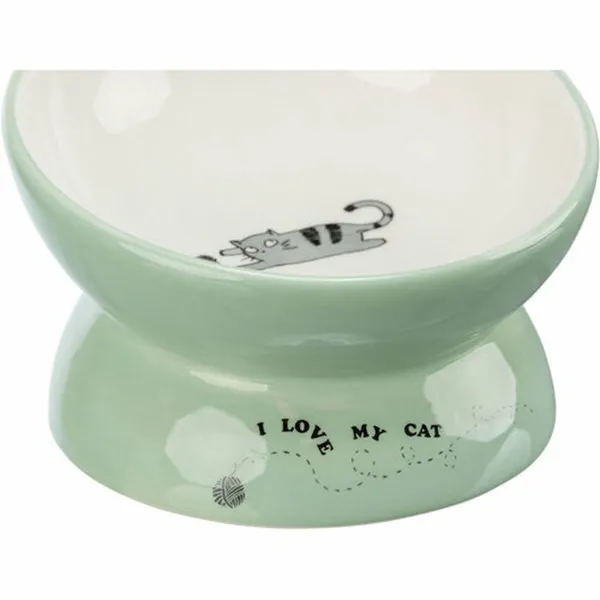 Koiran ruoka-annostelija Trixie Valkoinen Vihreä Ø 13 cm 150 ml
