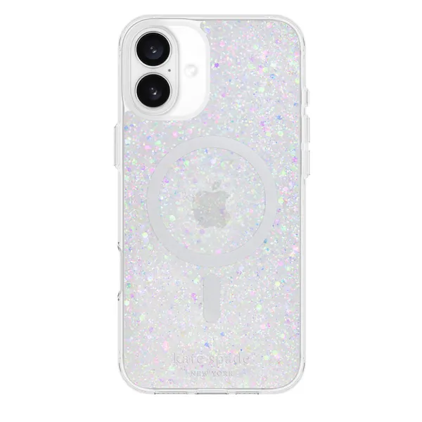 Kate Spade New York Protective MagSafe - Case for iPhone 16 Plus (Chunky Glitter)