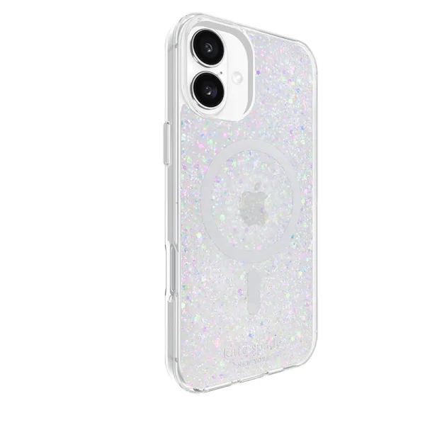 Kate Spade New York Protective MagSafe - Case for iPhone 16 Plus (Chunky Glitter)