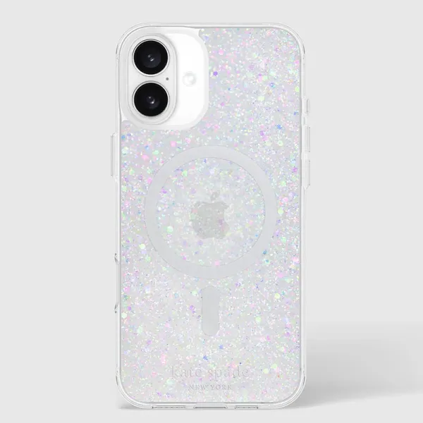 Kate Spade New York Protective MagSafe - Case for iPhone 16 Plus (Chunky Glitter)