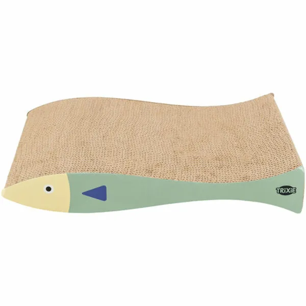 Scratching Post for Cats Trixie Cream Mint Cardboard 40 × 30 × 11 cm (2 Pieces) (2 Units)
