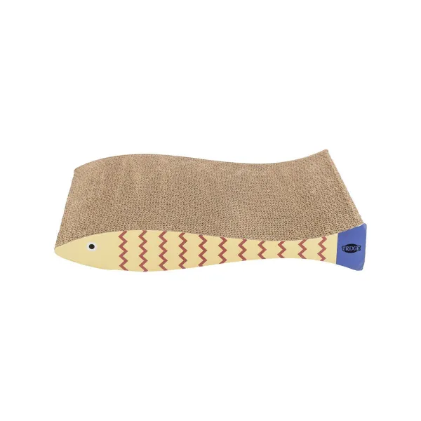 Scratching Post for Cats Trixie Cream Mint Cardboard 40 × 30 × 11 cm (2 Pieces) (2 Units)