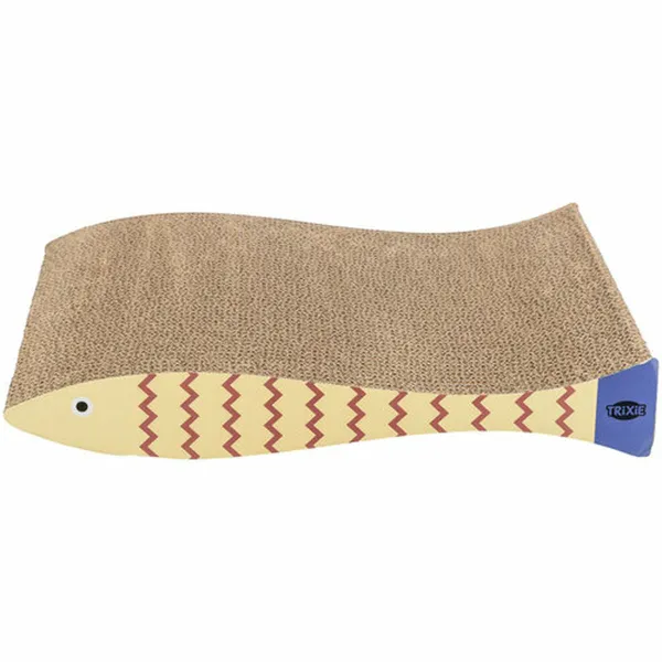 Scratching Post for Cats Trixie Cream Mint Cardboard 40 × 30 × 11 cm (2 Pieces) (2 Units)