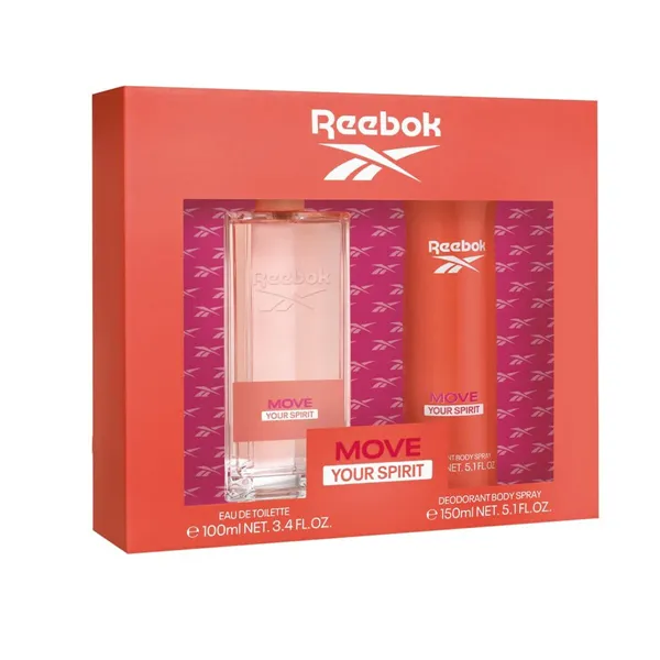 Women's Perfume Set Reebok EDT Move Your Spirit 2 Pieces