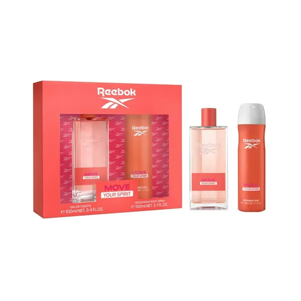 Women's Perfume Set Reebok EDT Move Your Spirit 2 Pieces