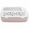 Cat Litter Box Trixie Delio White Lilac Plastic 38 × 20 × 50 cm