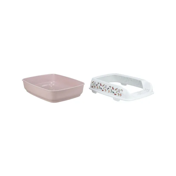 Cat Litter Box Trixie Delio White Lilac Plastic 38 × 20 × 50 cm