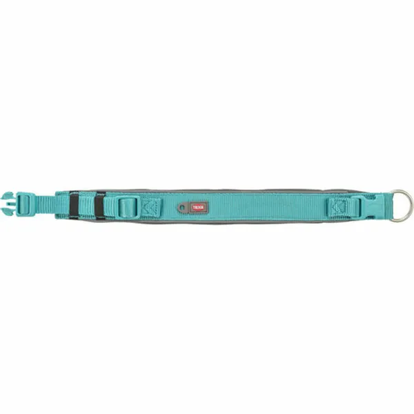 Koiran kaulapanta Trixie Premium Grafiitinharmaa Vaaleansininen XS/S 27-35 cm