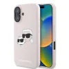 Karl Lagerfeld Silicone Double Heads Print MagSafe - Case iPhone 16 Plus (pink)