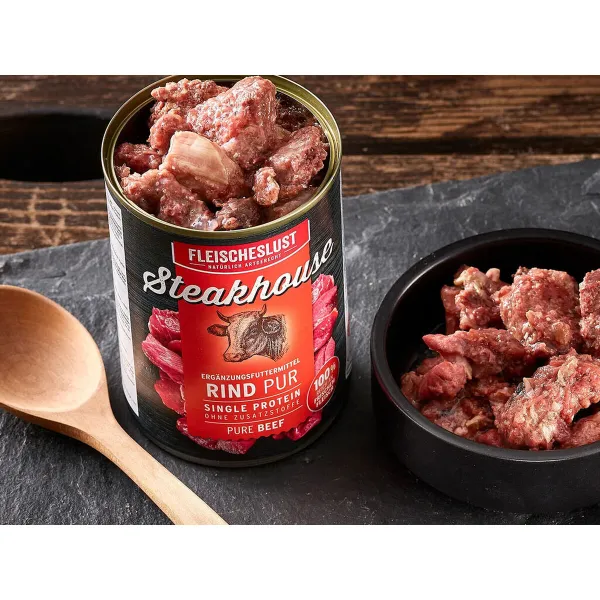 Wet food Fleischeslust Pure 400 gr Veal