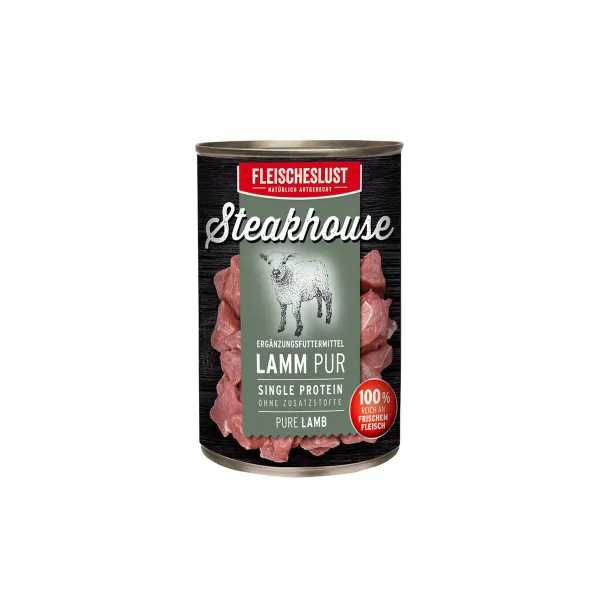 Влажный корм Fleischeslust Pure 400 gr Мясо ягненка
