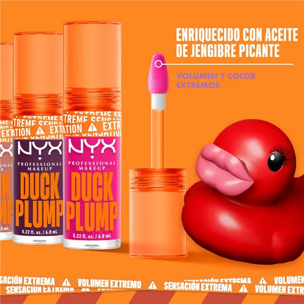 Lip-gloss NYX Duck Plump Wine not 6,8 ml