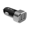 Crong Power Car Charger 24W - Car charger 2xUSB 2.4A (aluminum)