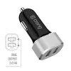 Crong Power Car Charger 24W - Car charger 2xUSB 2.4A (aluminum)