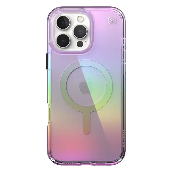 Speck Presidio2 Lux MagSafe - iPhone 16 Pro Max Case (Amazing Purple / Clear)