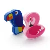 Wooden mix rattles (Flamingo, Toucan), random model selection
