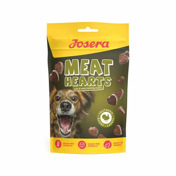 Закуска для собак Josera Meat Hearts 70 g индейка
