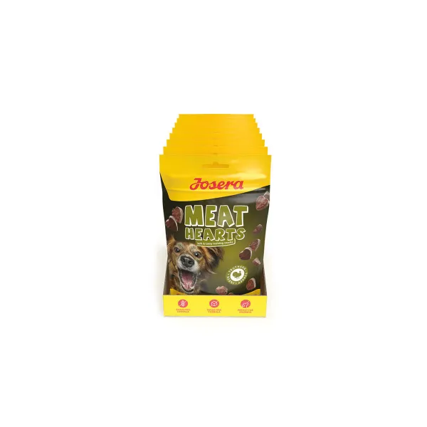 Dog Snack Josera Meat Hearts 70 g Turkey
