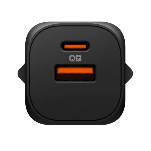 Spigen Essential EE352EU GaN Pro - USB-C + USB-A 35W Wall Charger (Black)