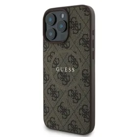 Guess 4G Ring Classic Logo MagSafe - Case for iPhone 16 Pro (brown)