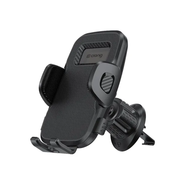 Crong Carclip Air Vent - Universal Car Air Vent Holder (Black)
